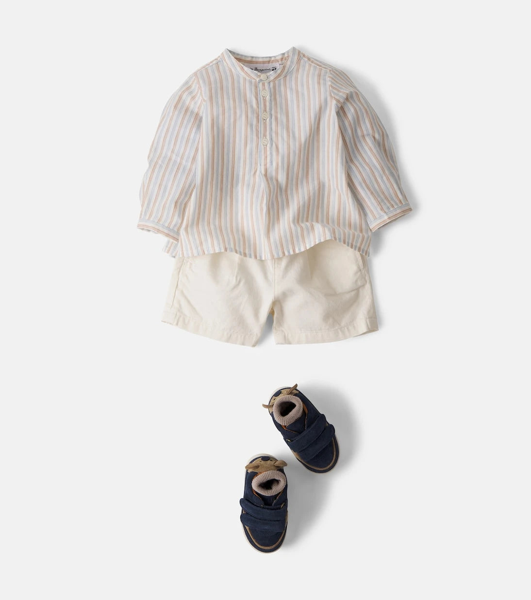 Bonpoint - Baby Polisson striped cotton shirt