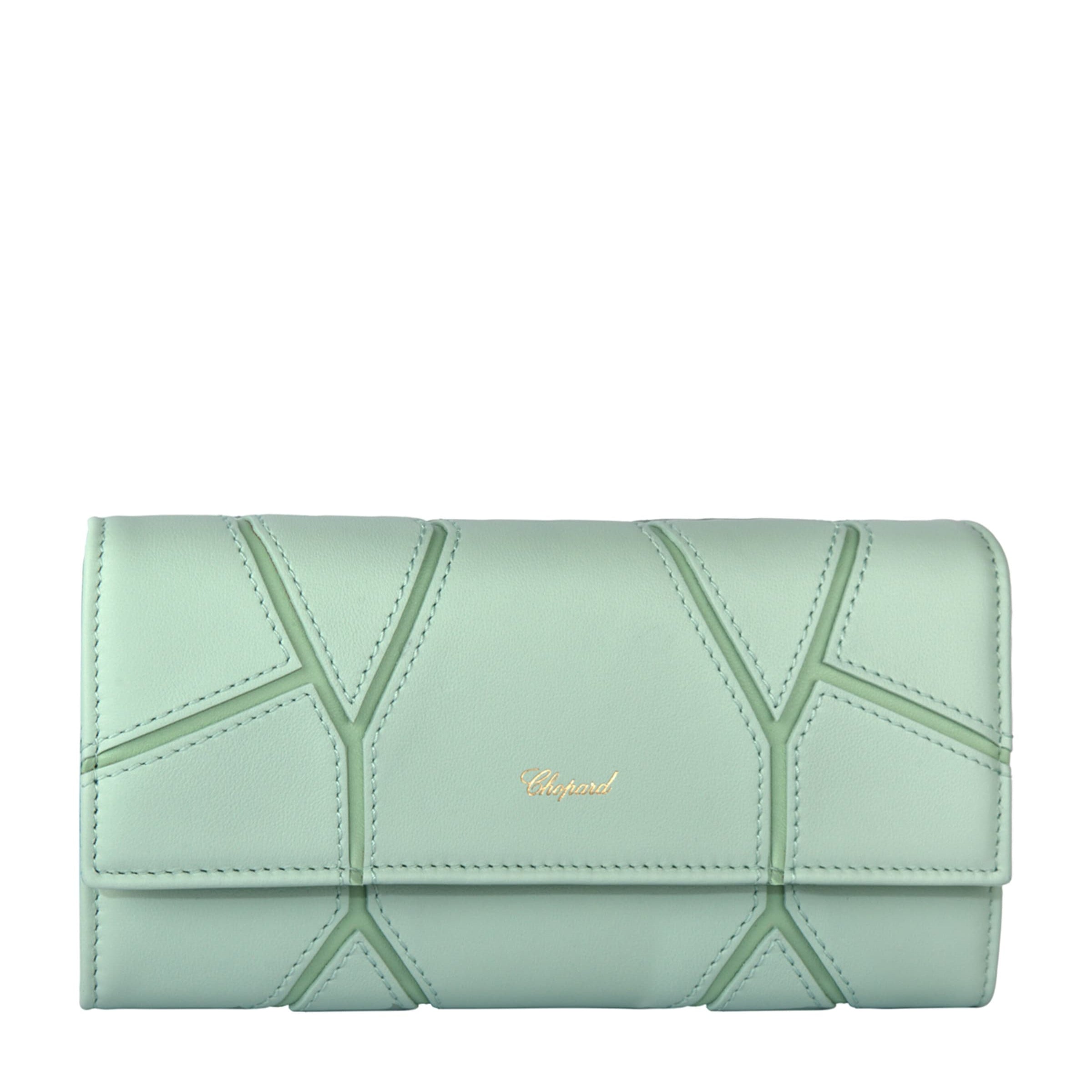 Leather Diamond Continental Wallet