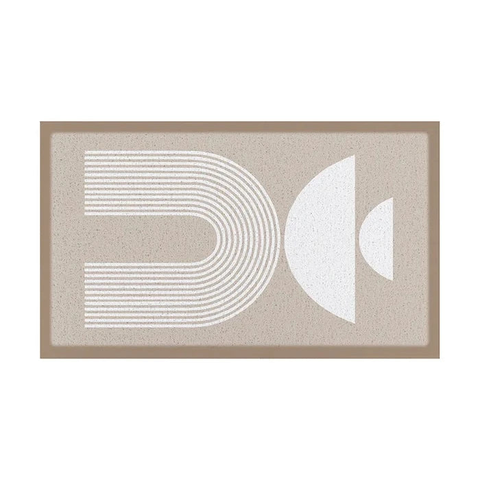 Изтривалка Artsy Doormats Beige Half Moon 70 x 40 cm