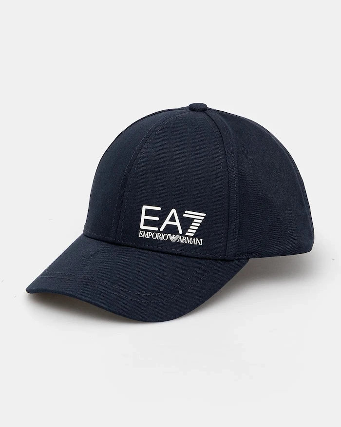 EA7 Emporio Armani pamuklu siperlikli şapka