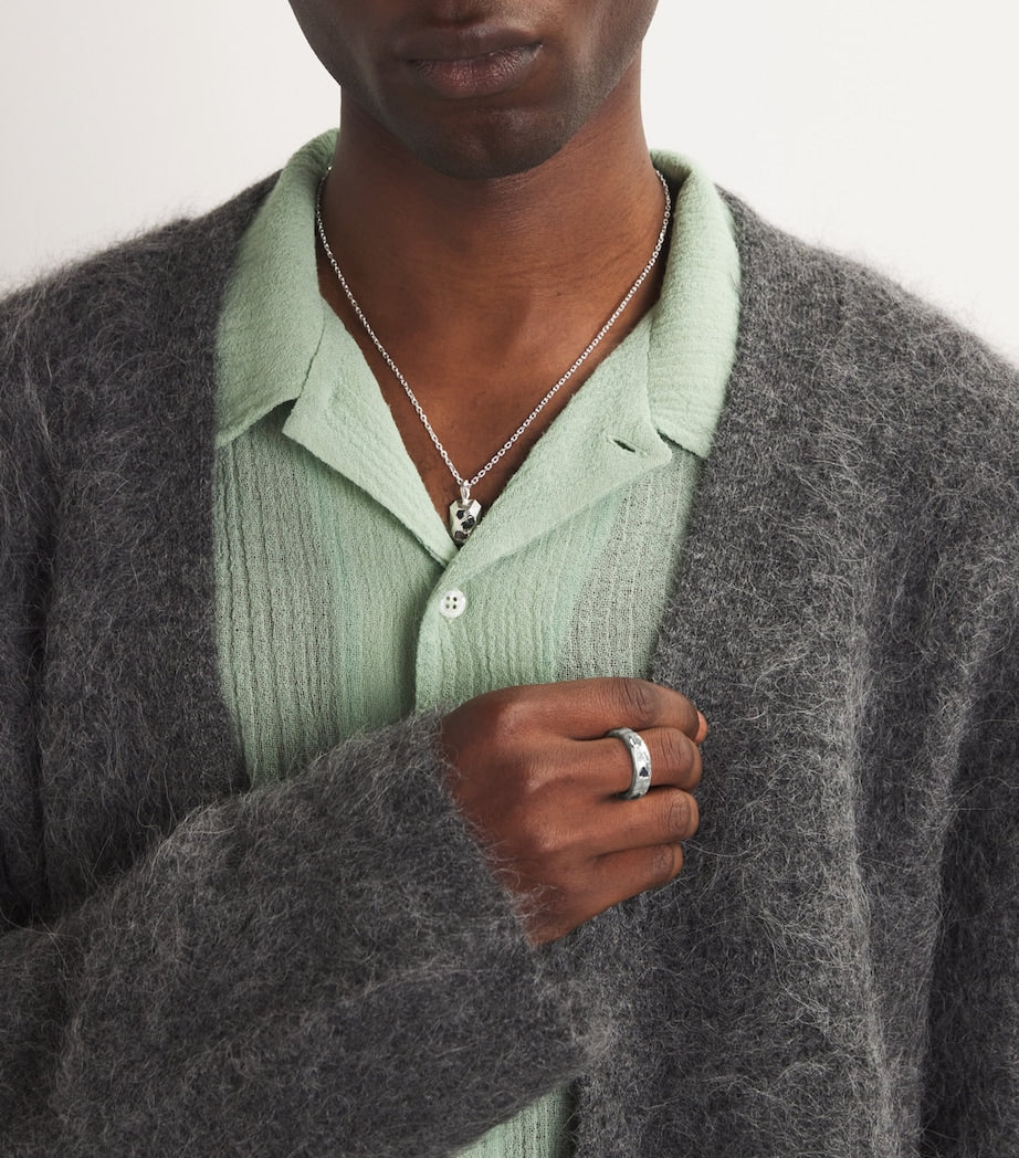 Sterling Silver and Sapphire Ring