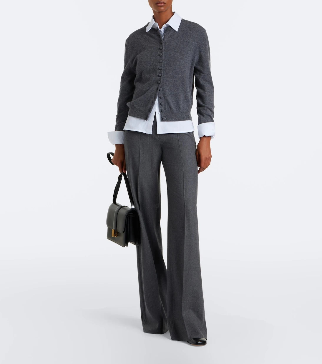 Max Mara - Wool-blend wide-leg pants