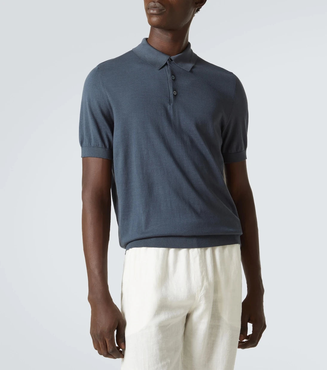 Fedeli - Cotton polo shirt