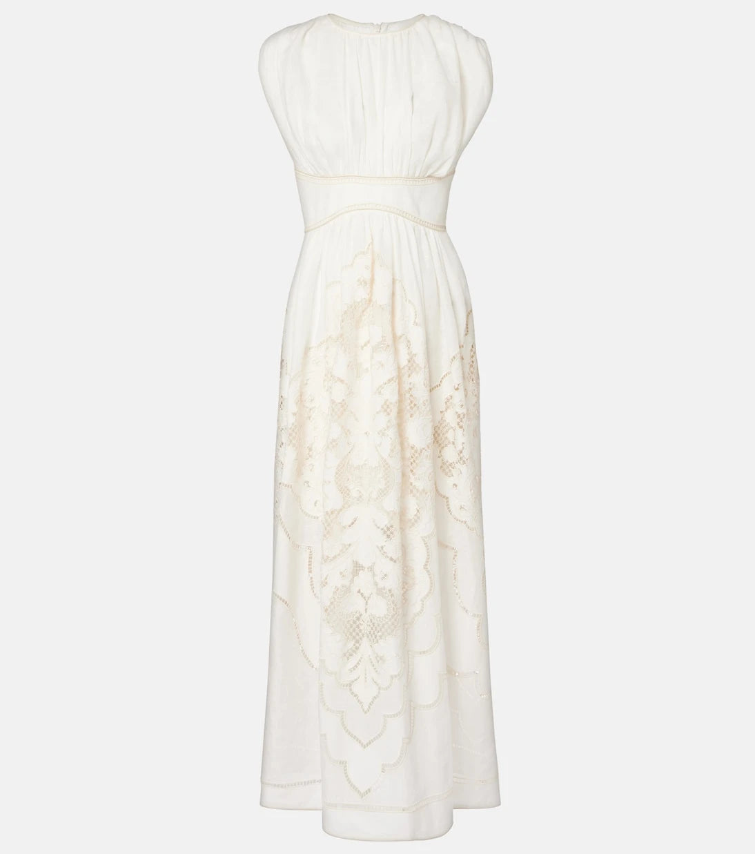 Zimmermann - Daylight embroidered linen maxi dress