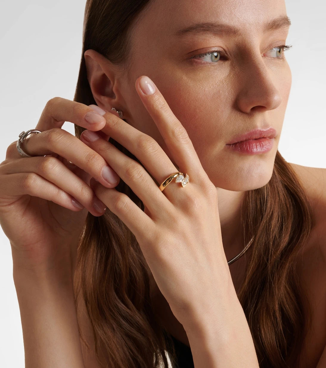 Bucherer Fine Jewellery - Inner Fire 18kt gold ring with diamonds