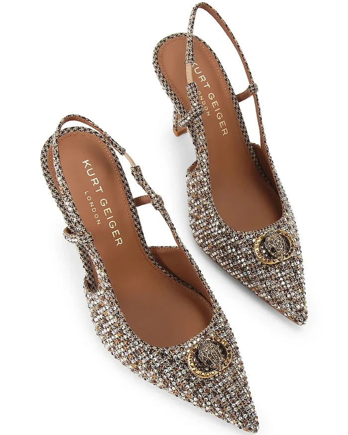 Kurt Geiger London Chelsea Point Slingback Topuklu Ayakkabı
