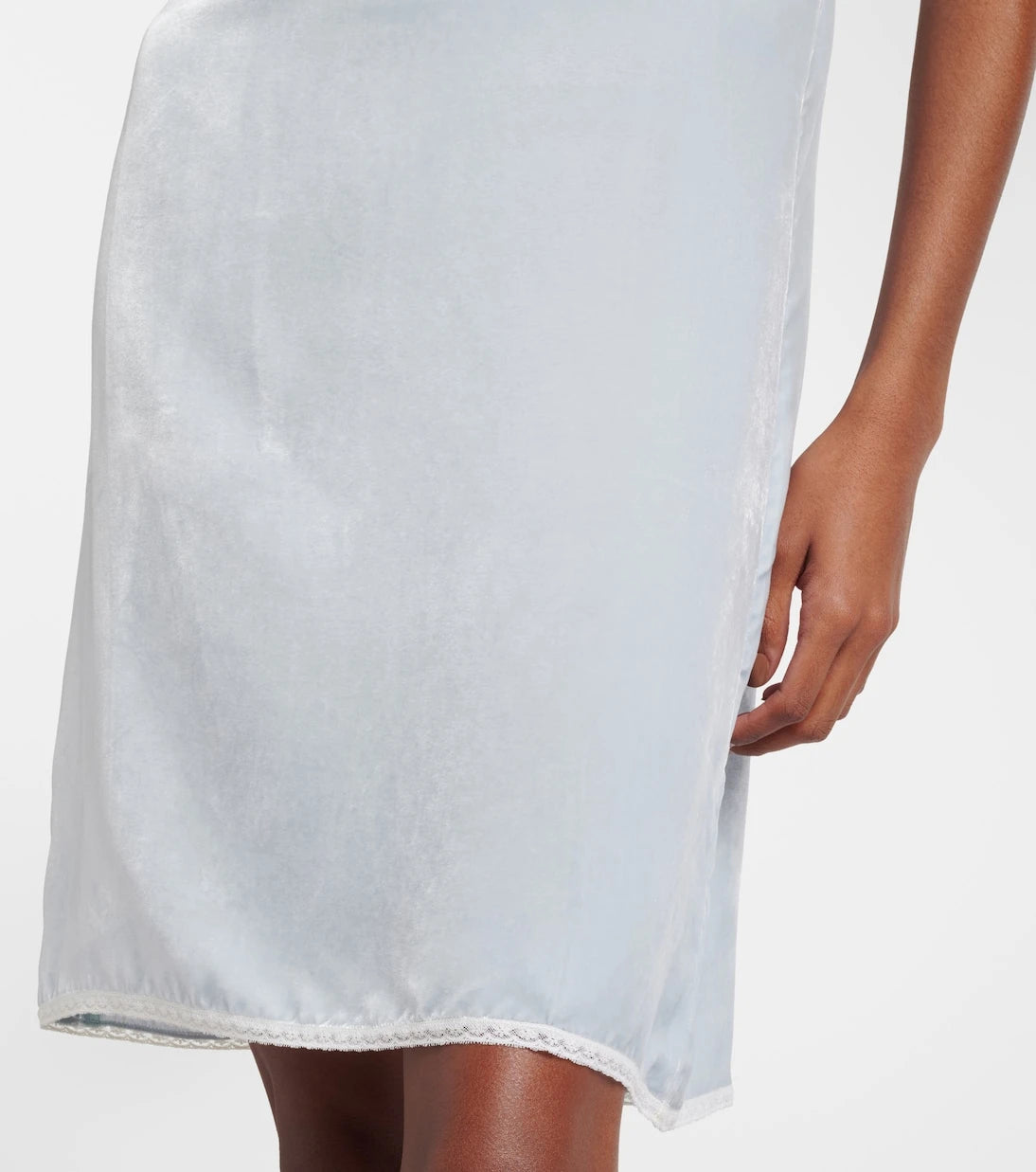 Prada - Velvet slip dress