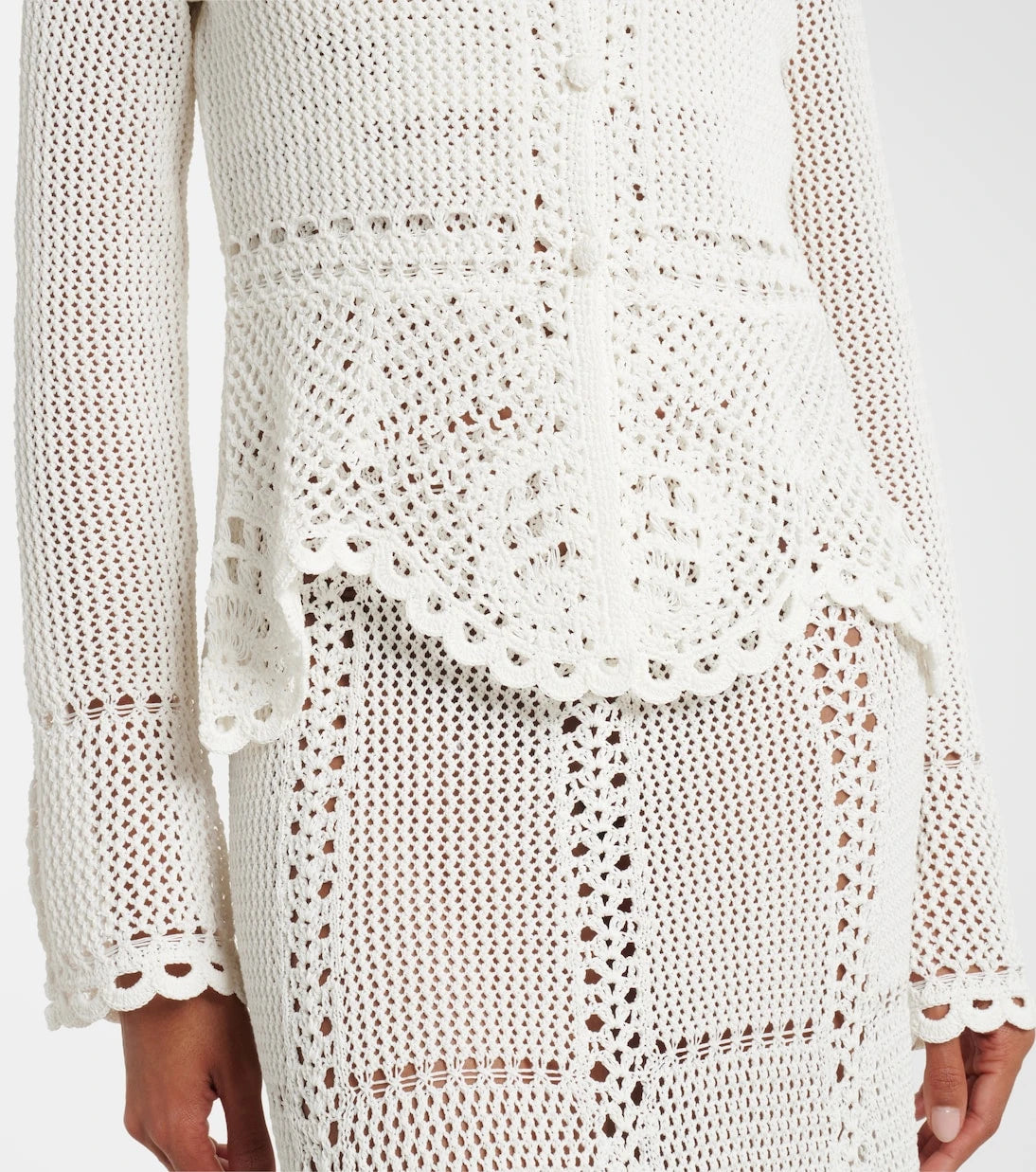 Erdem - Crochet cotton cardigan