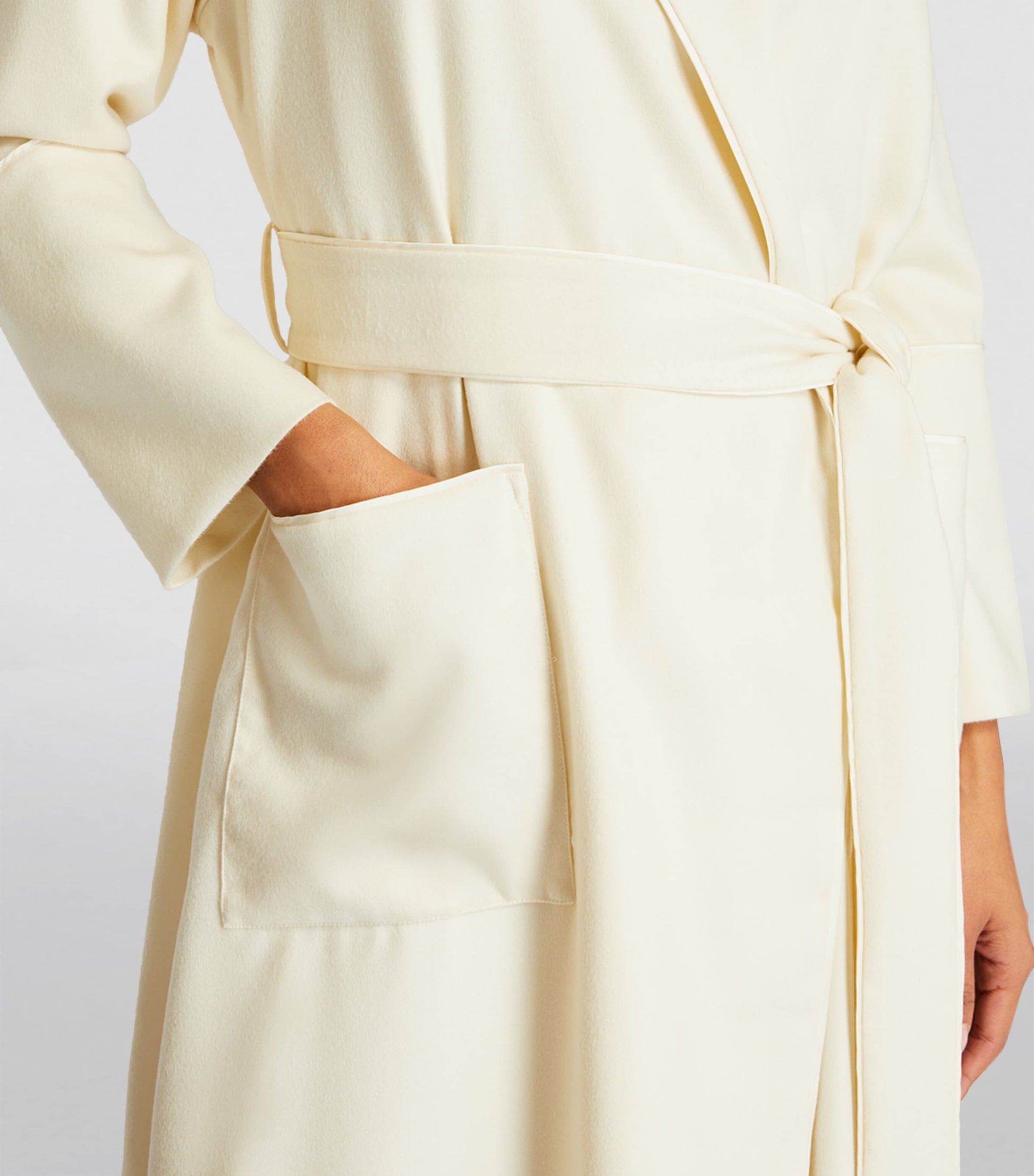 White Cashmere Logan Robe