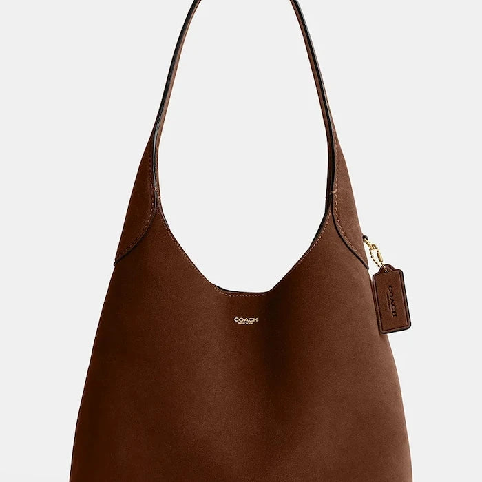 Coach чанта дамска от велур Brooklyn Shoulder Bag 28