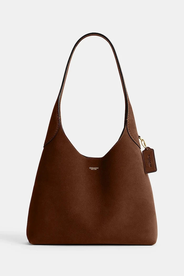 Coach чанта дамска от велур Brooklyn Shoulder Bag 28