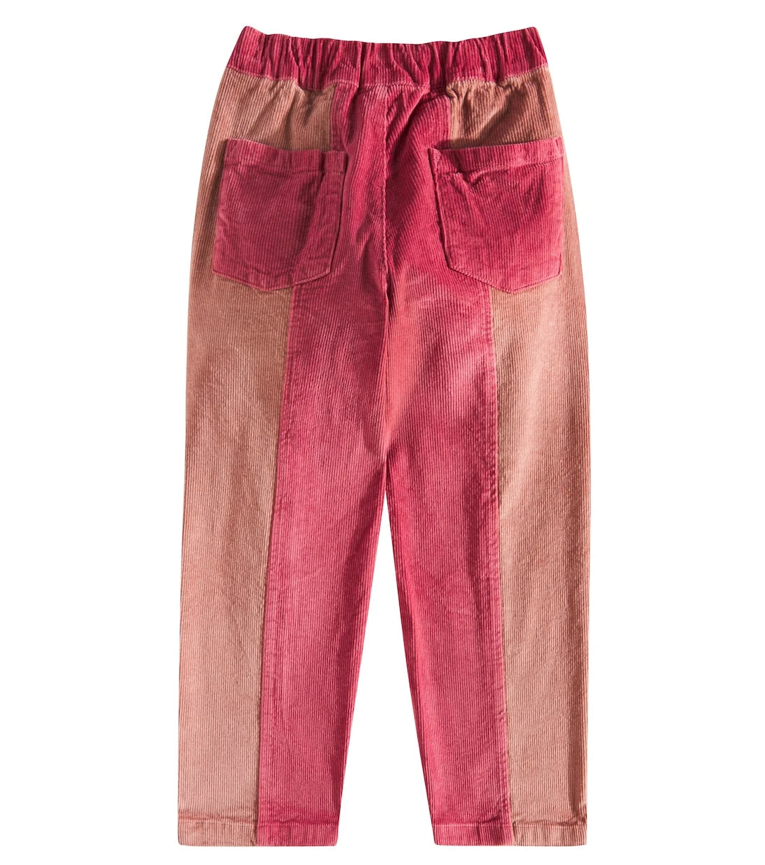 Jellymallow - Bird colorblocked corduroy pants