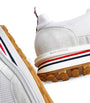 Suede-Trim Technical Tricolour Sneakers