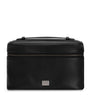 Dolce & Gabbana Leather Logo Plaque Toiletry Bag
