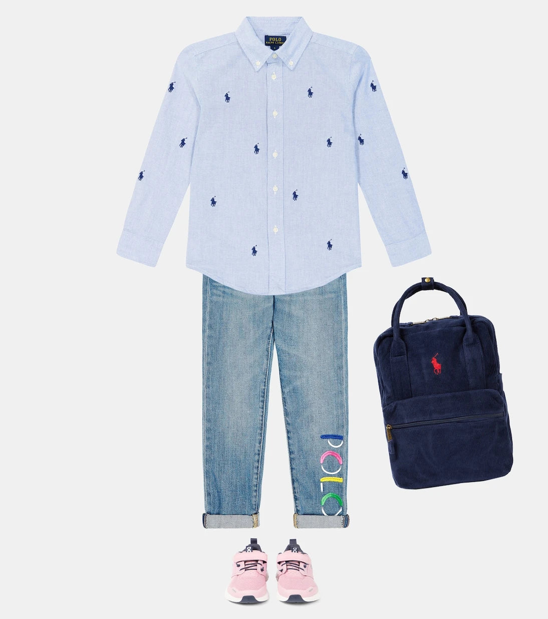 Polo Ralph Lauren Kids - جينز بقصة مستقيمة