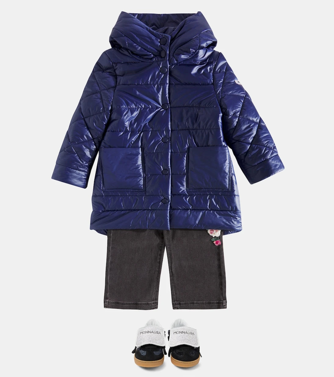 Monnalisa - Quilted puffer coat