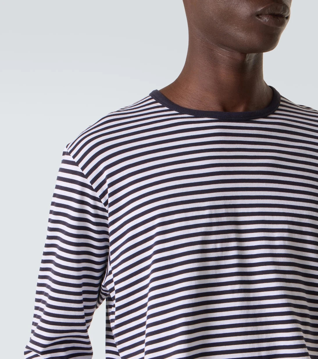 Sunspel - Striped cotton T-shirr