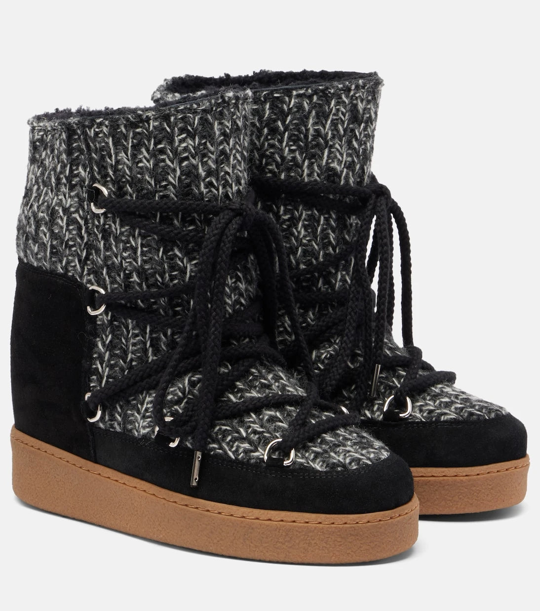 Isabel Marant - Suede-trimmed snow boots