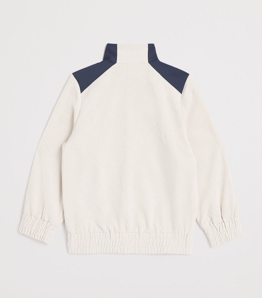 BOSS Kidswear Ribbed Logo Track Jacket (4-16 Years)