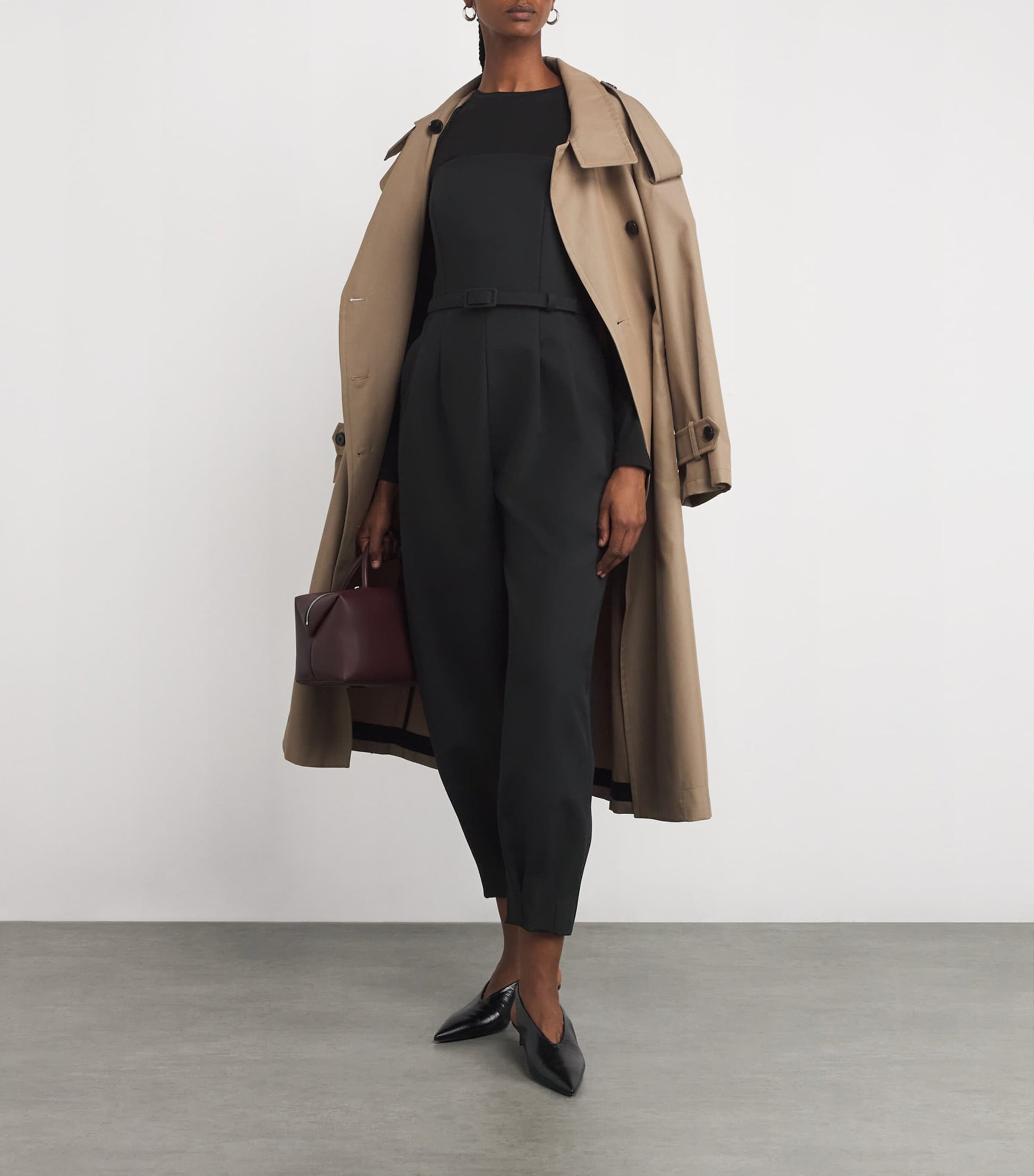 Black Off-The-Shoulder Jumpsuit