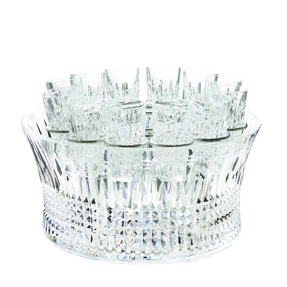 Waterford Lismore Diamond Vodka Chill Set