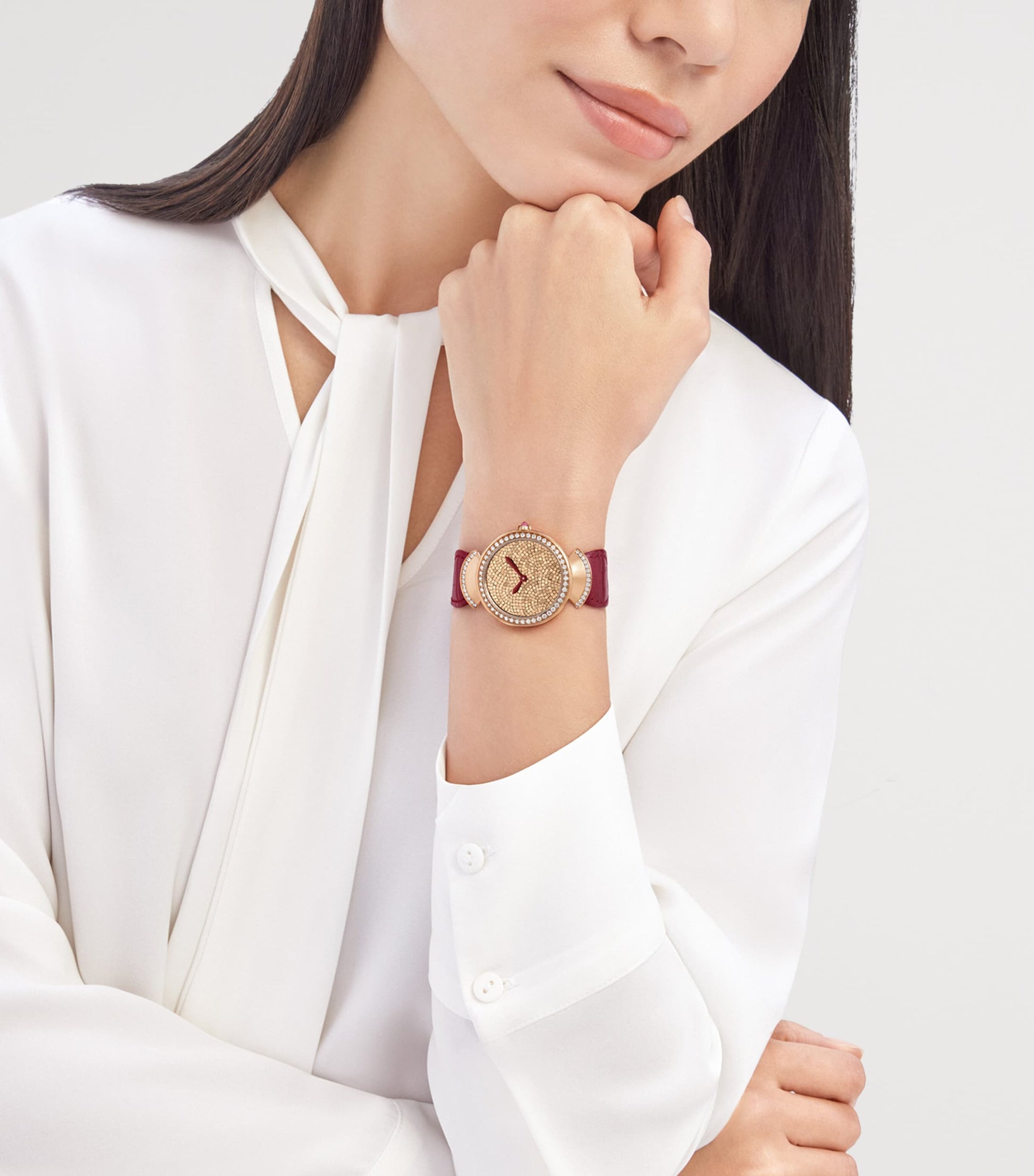 Rose Gold and Diamond Divas’ Dream Watch 33mm