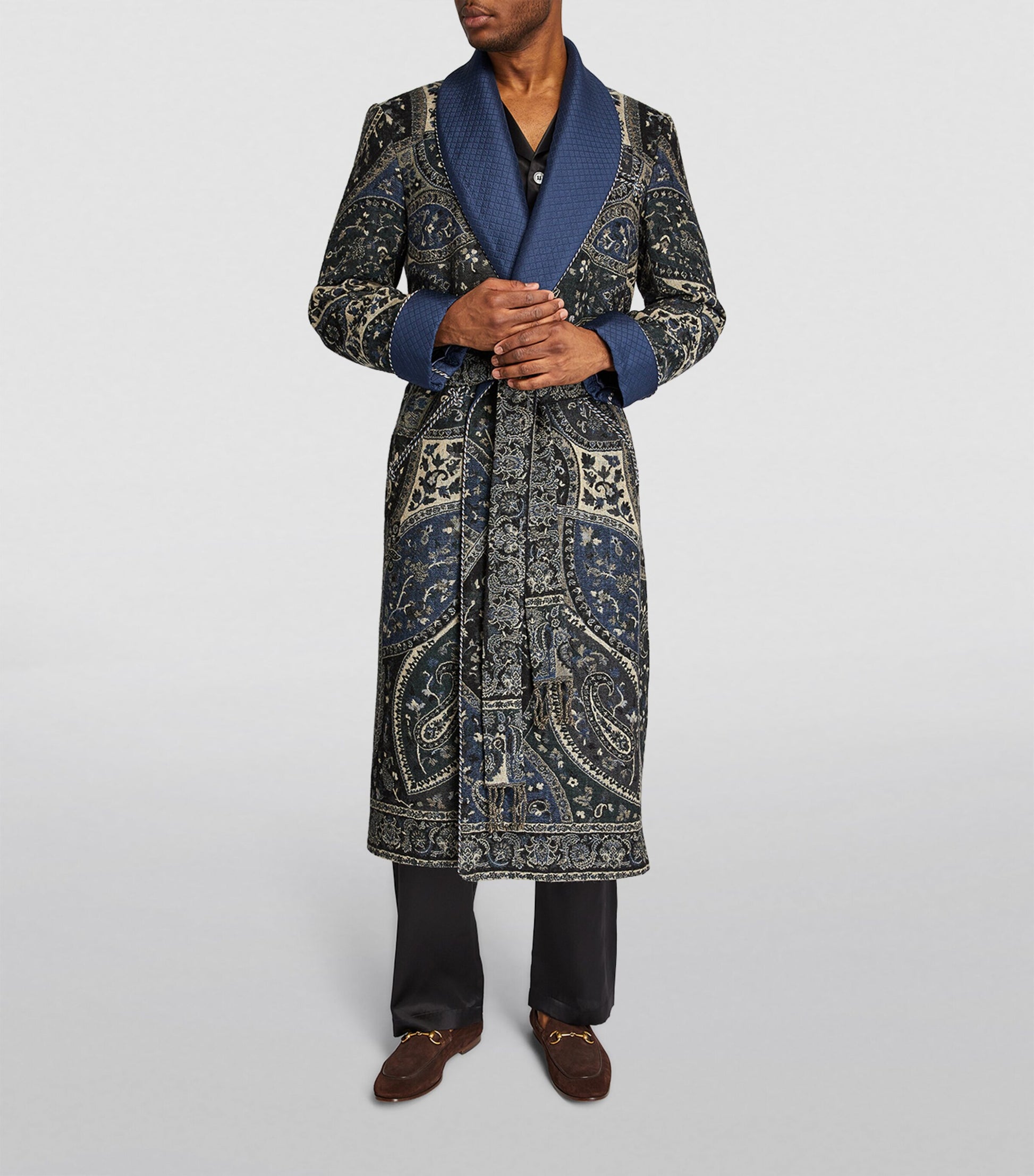 Paisley Jacquard Dressing Gown