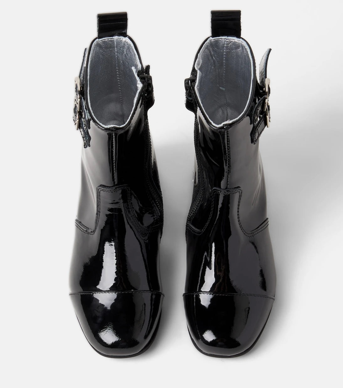 Monnalisa - Glitter patent leather boots