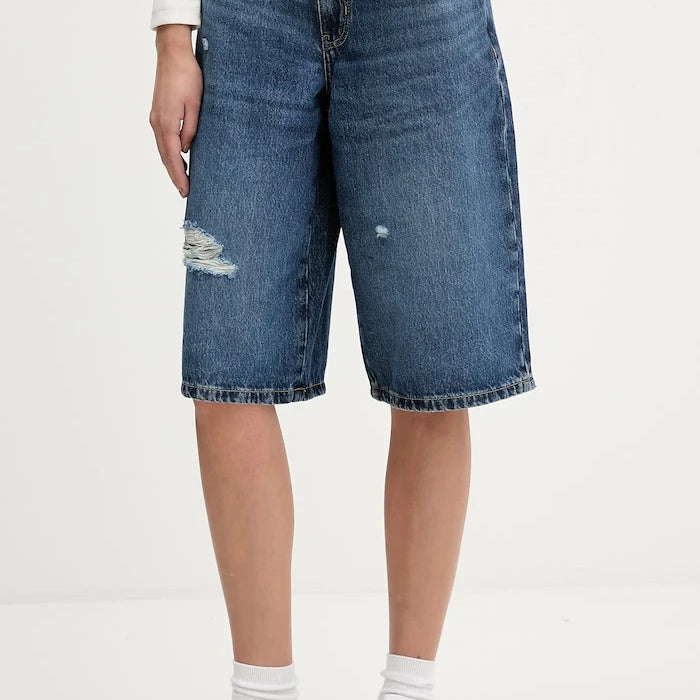 Дънков къс панталон Guess Jeans