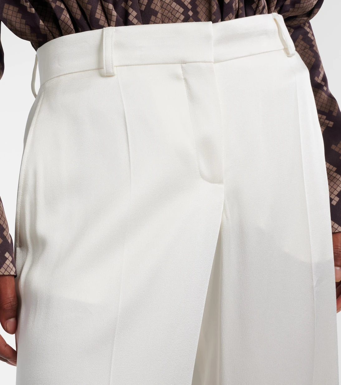 Stella McCartney - Satin wide-leg pants