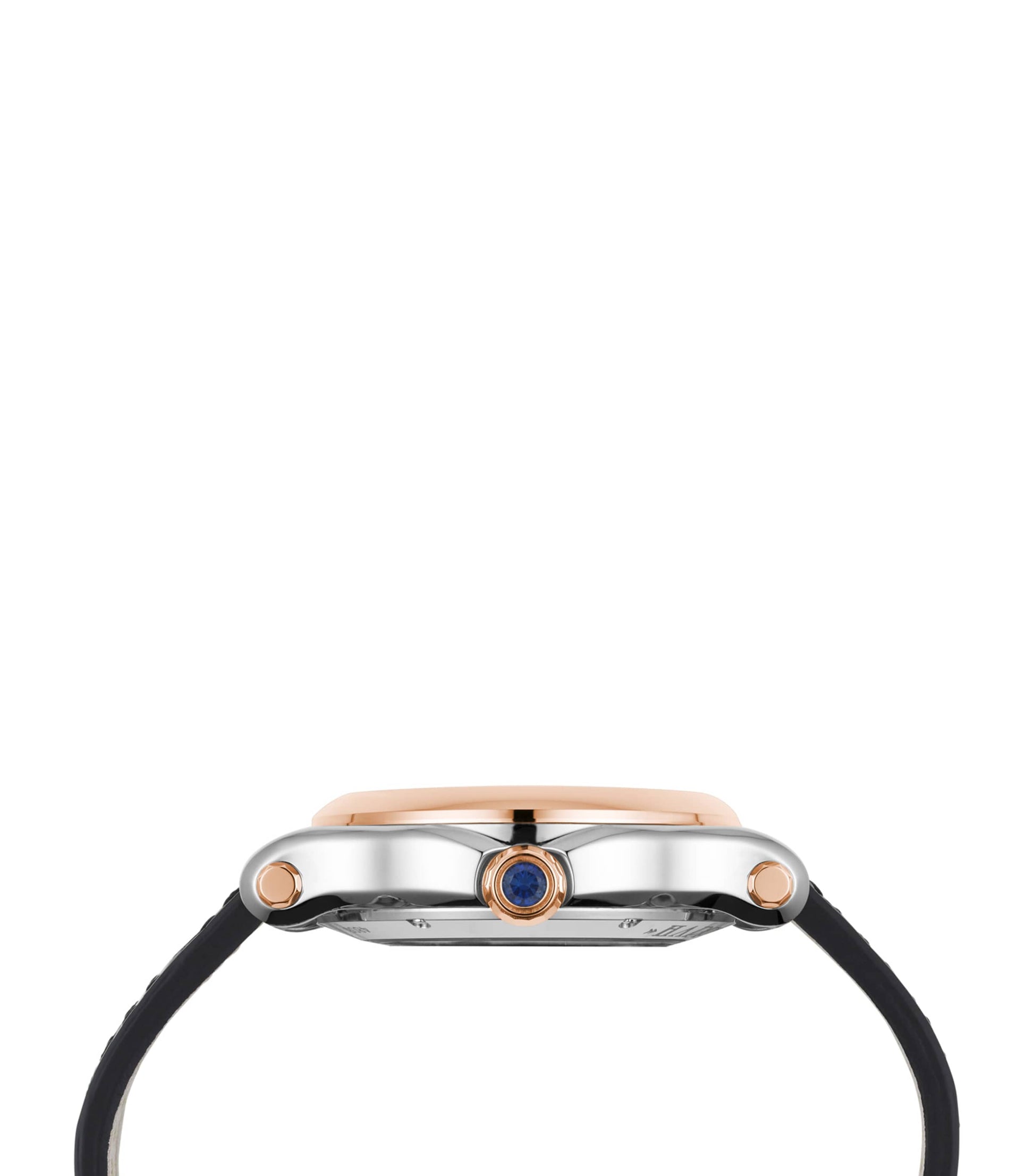 Rose Gold, Stainless Steel and Diamond Happy Sport Watch 36mm