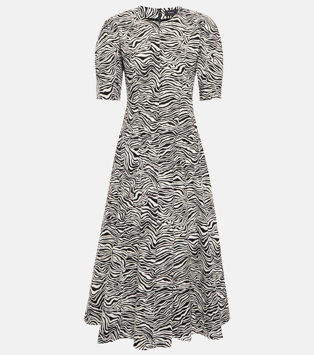 Proenza Schouler - Zebra jacquard midi dress