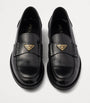 Brushed Leather Loafers
