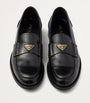 Brushed Leather Loafers