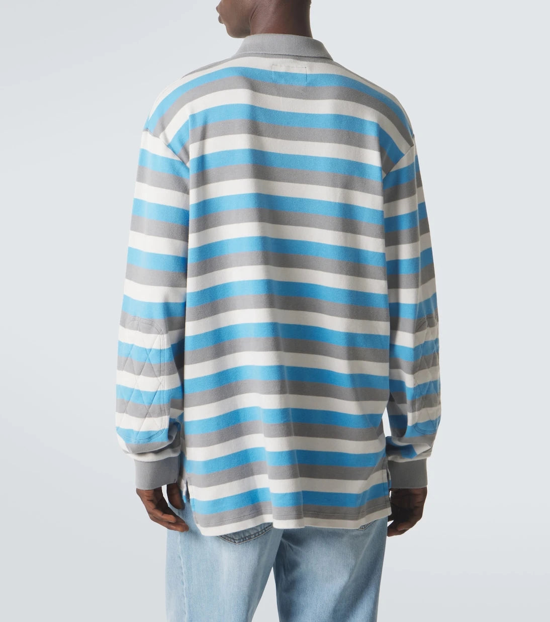 ERL - Striped cotton polo shirt