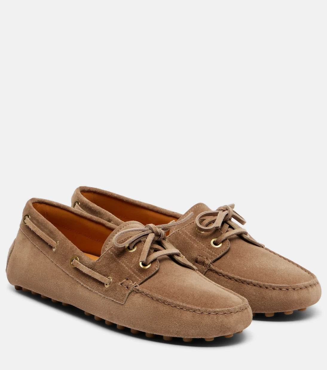 Tod's - Suede boat shoes