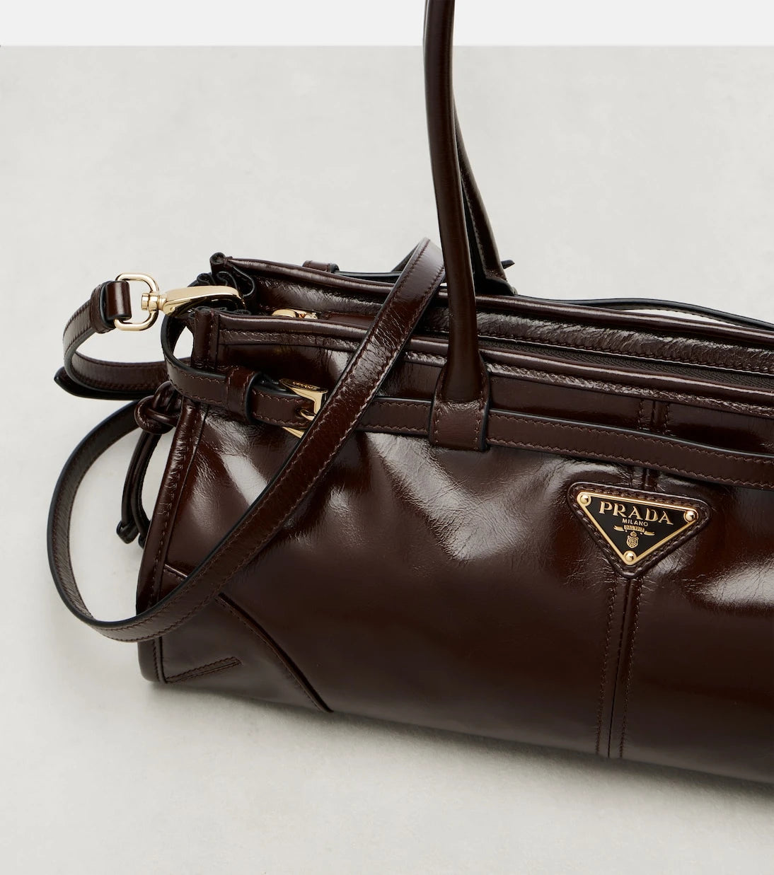 Prada - Prada Bonnie Medium leather shoulder bag