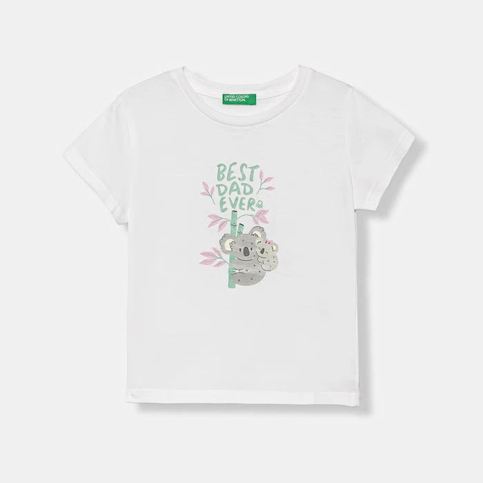 United Colors of Benetton çocuk pamuklu tişört