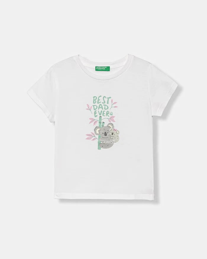United Colors of Benetton çocuk pamuklu tişört