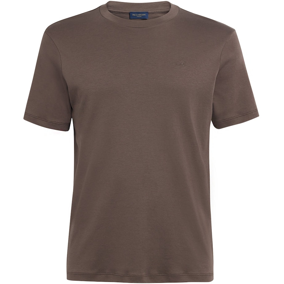 Paul & Shark Supima Cotton Embroidered Fin T-Shirt