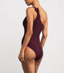 Eres Burgundy One-Shoulder Prodige Swimsuit