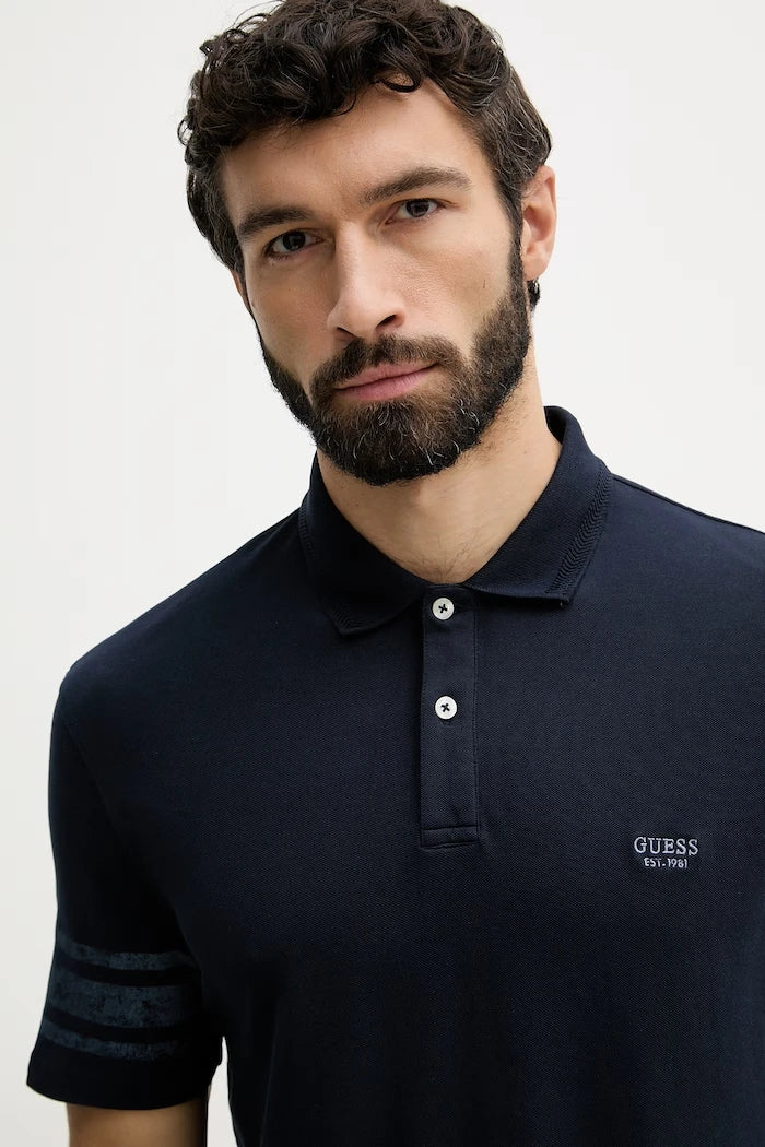 Guess yakalı erkek tişört