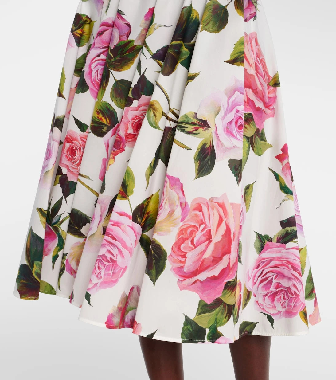 Dolce&Gabbana - Floral cotton midi dress