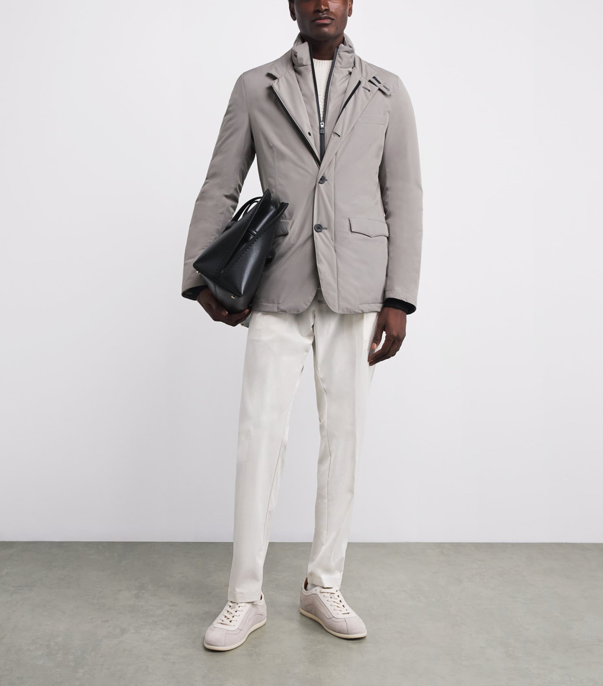 Herno Grey Windstopper Parka