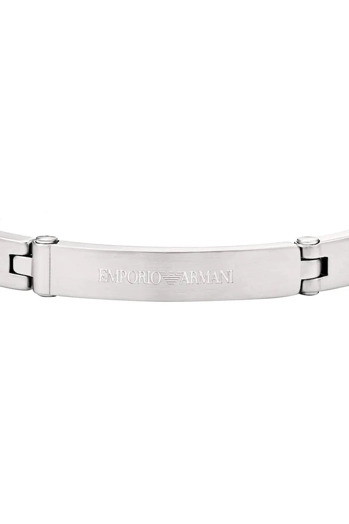 Emporio Armani erkek paslanmaz çelik bileklik Eagle Logo