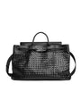 Bottega Veneta Grey Large Calfskin Andiamo Voyager Holdall
