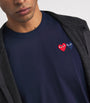 Comme Des Garçons Play Embroidered Double-Heart T-Shirt