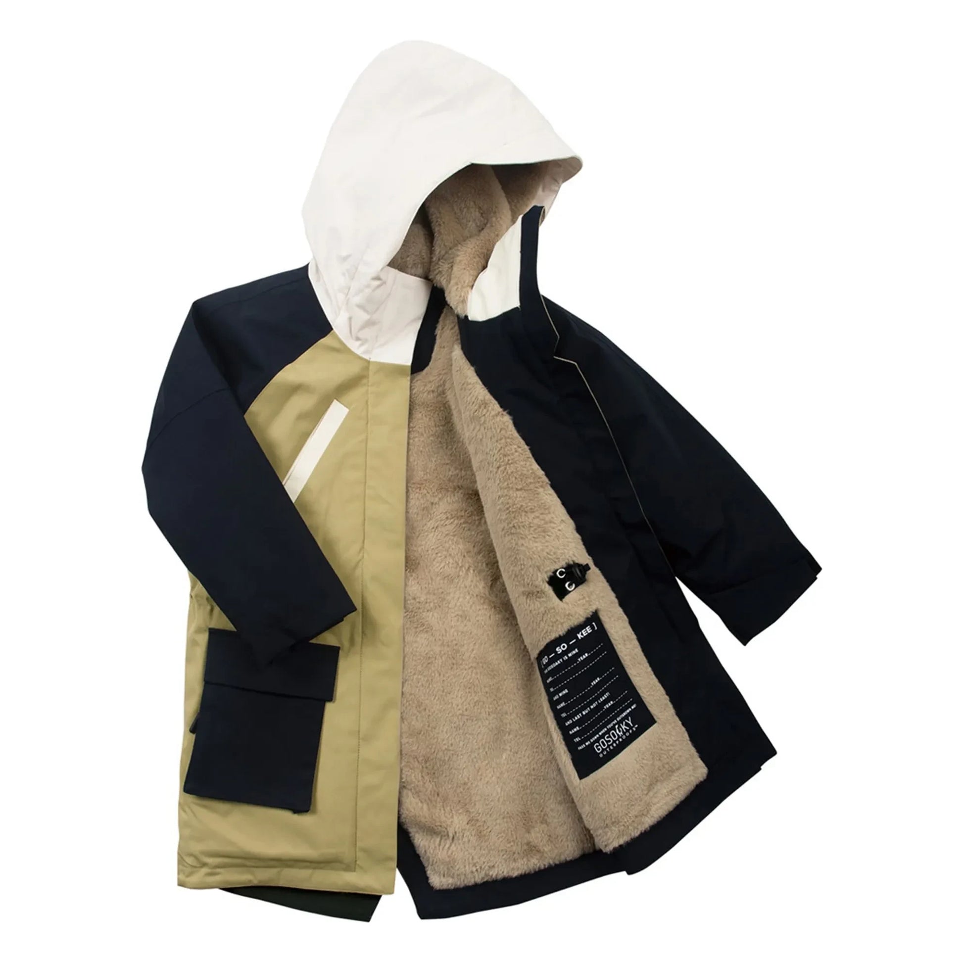 Gosoaky - Fast Camel waterproof parka | Pale green
