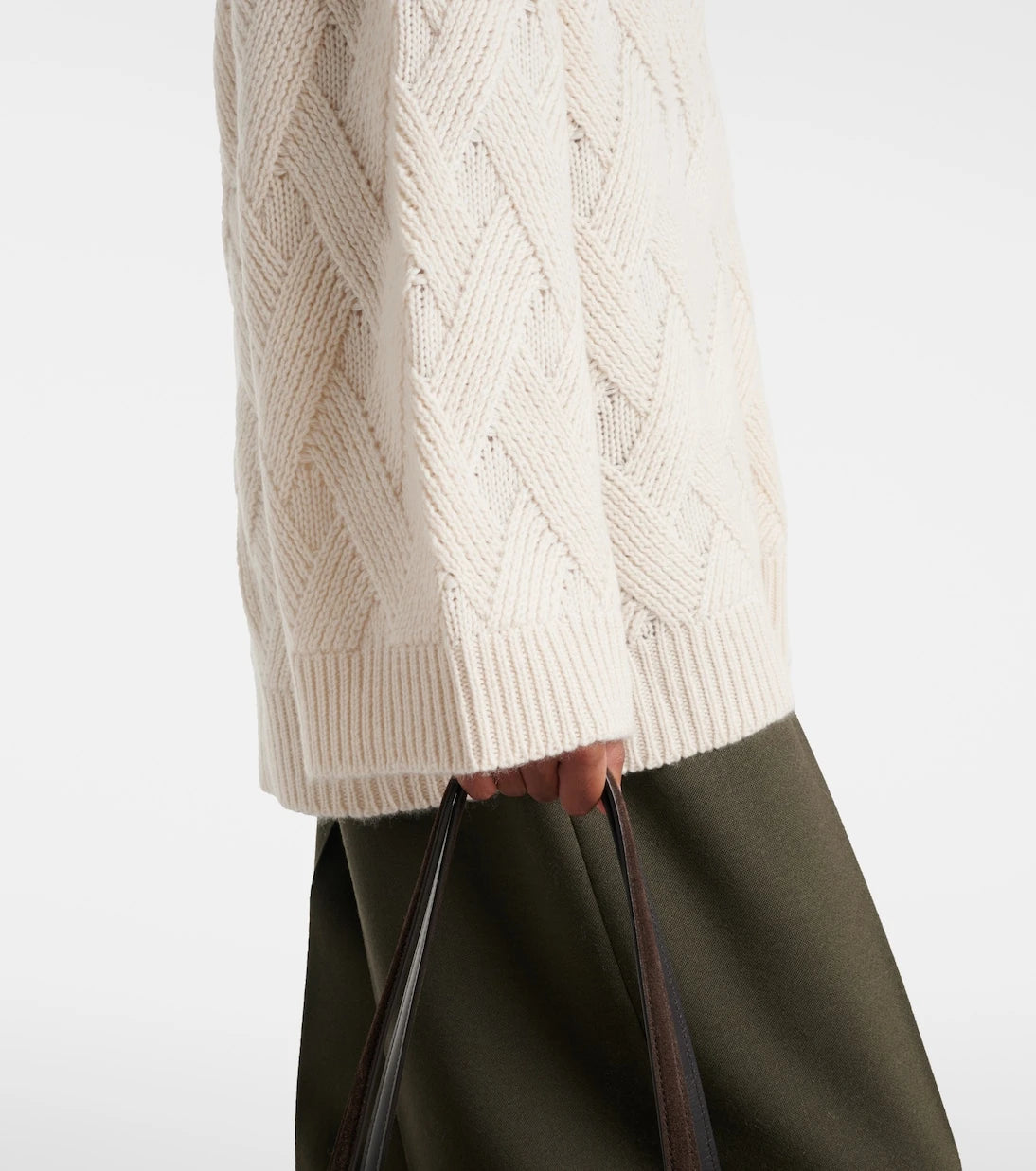 Jardin des Orangers - Oversized wool and cashmere sweater