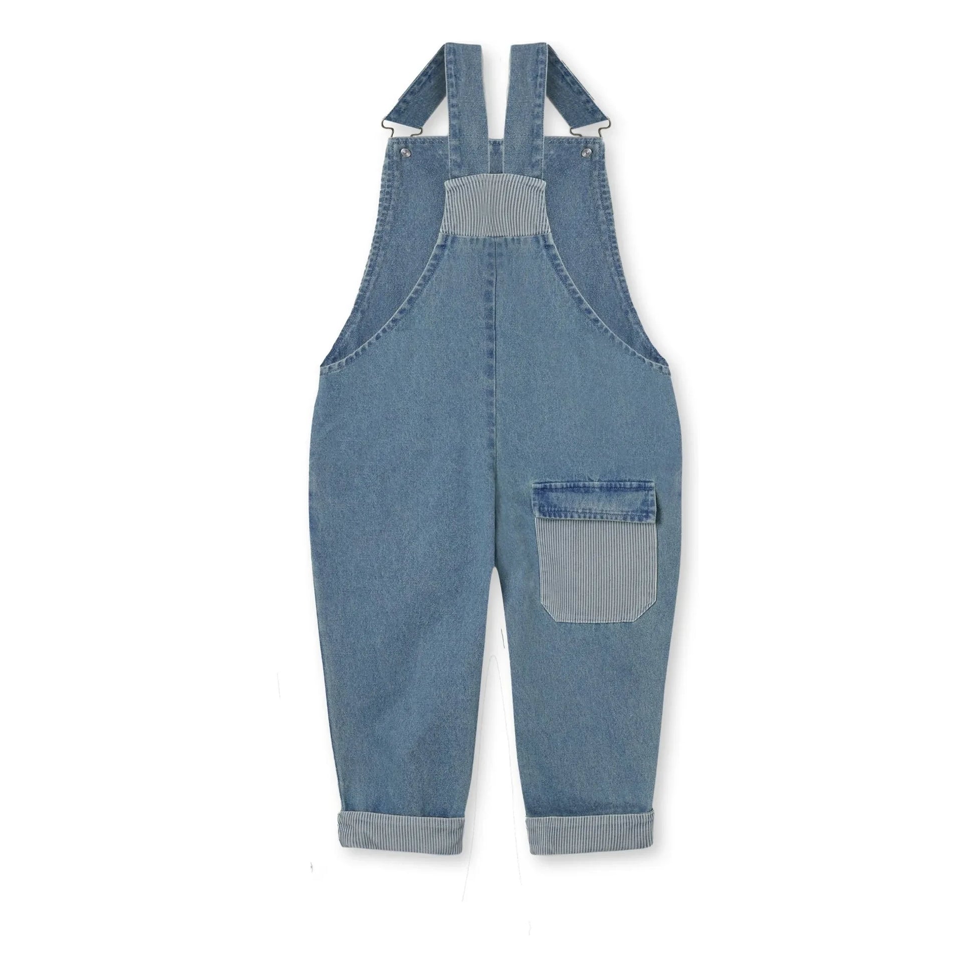 Fliink - Don Denim Dungarees | Light Blue